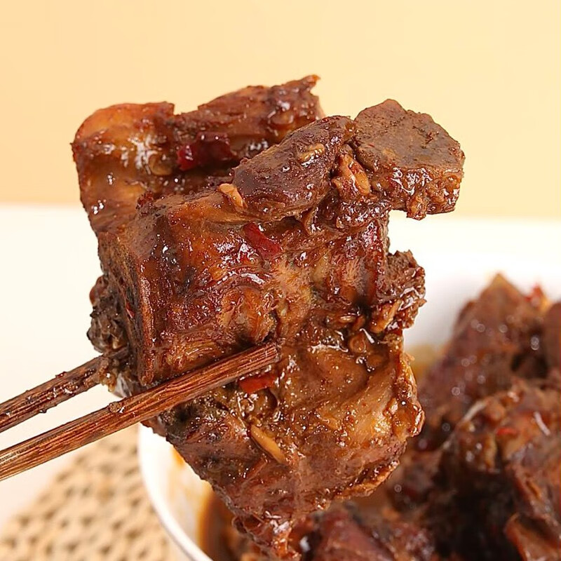 艾克拜尔新鲜多肉牛脊骨牛蝎子4斤 酱大骨 火锅食材 多肉牛肉