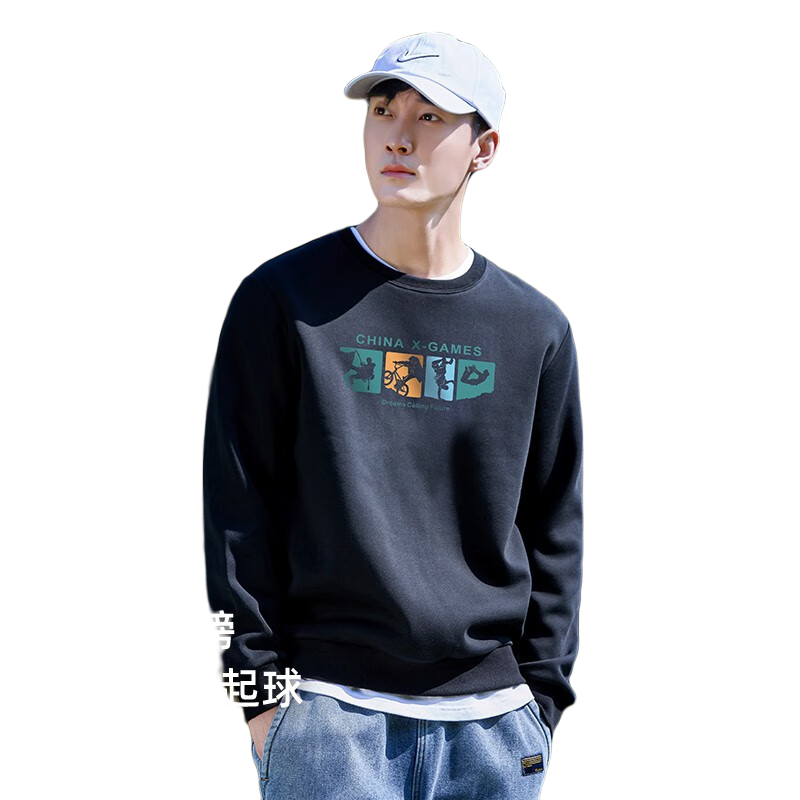 ���ڲ�������·�ߣ�Pioneer Camp��Բ��������ʿ���＾��ͷ���������ж������ޱ�ůѧ���������׿��� ��ɫ ���� 3XL