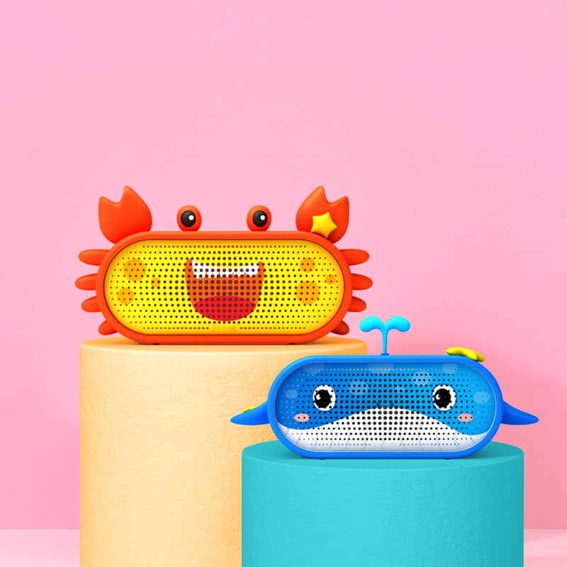 熏教机 智能故事机机器人婴儿益智启蒙学习机智能语音音响小鲸鱼