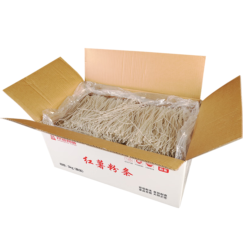 双塔正宗红薯粉条5kg 山东特产酸辣粉火锅食材干货粉丝 【10斤装】