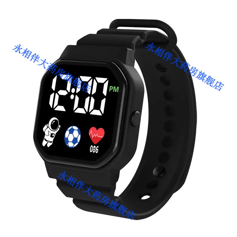 智能手环手表多功能运动计步男女学生情侣跑步防水手环适用小 太空人