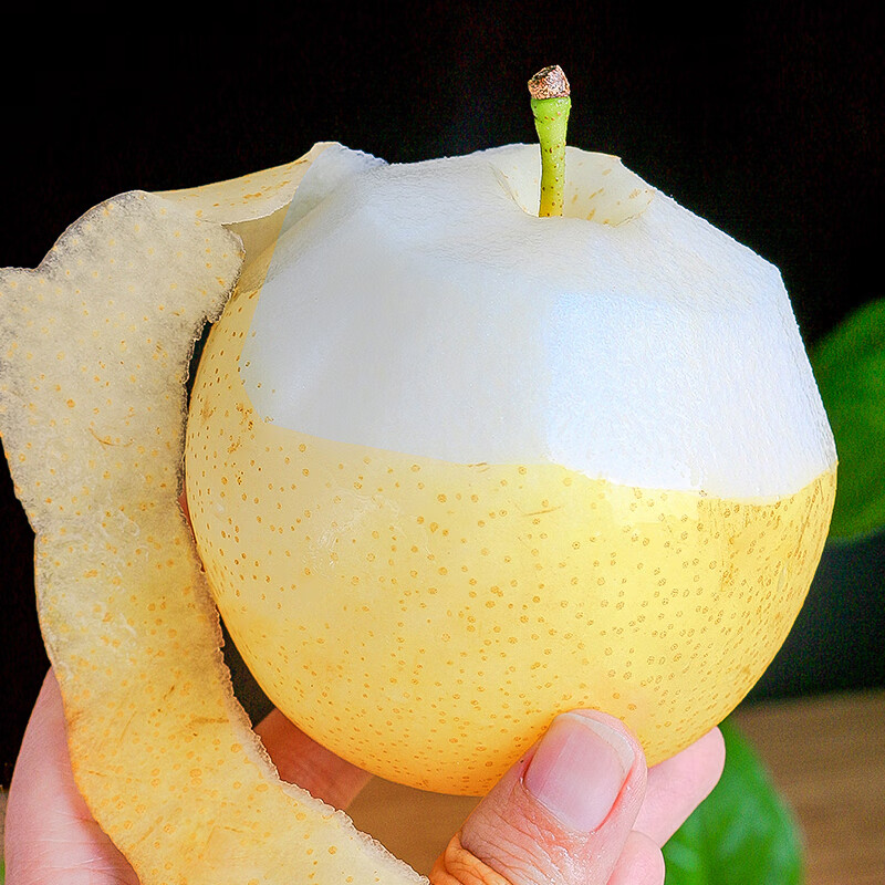 德骊嘉河北正宗皇冠梨新鲜雪梨梨子新鲜水果当季整箱送礼 精选3斤