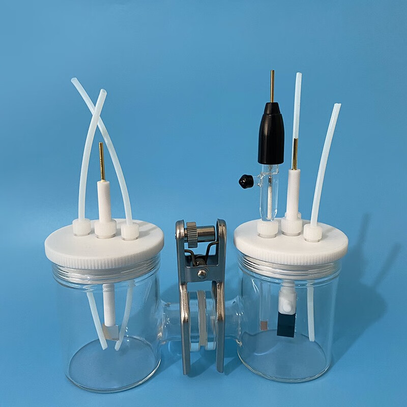 ch2010-s密封h型可换膜电解池/电解槽 电化学电解离子交换对杯 30