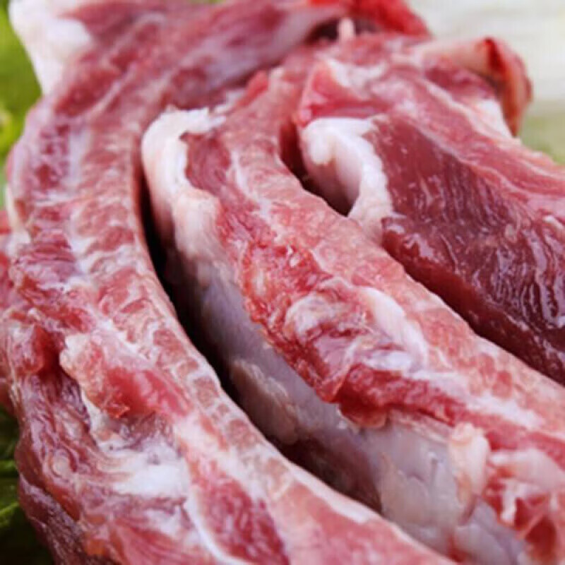 涉鲜者云南山猪猪肋排新鲜高原黑土猪农家深山放养土猪排g