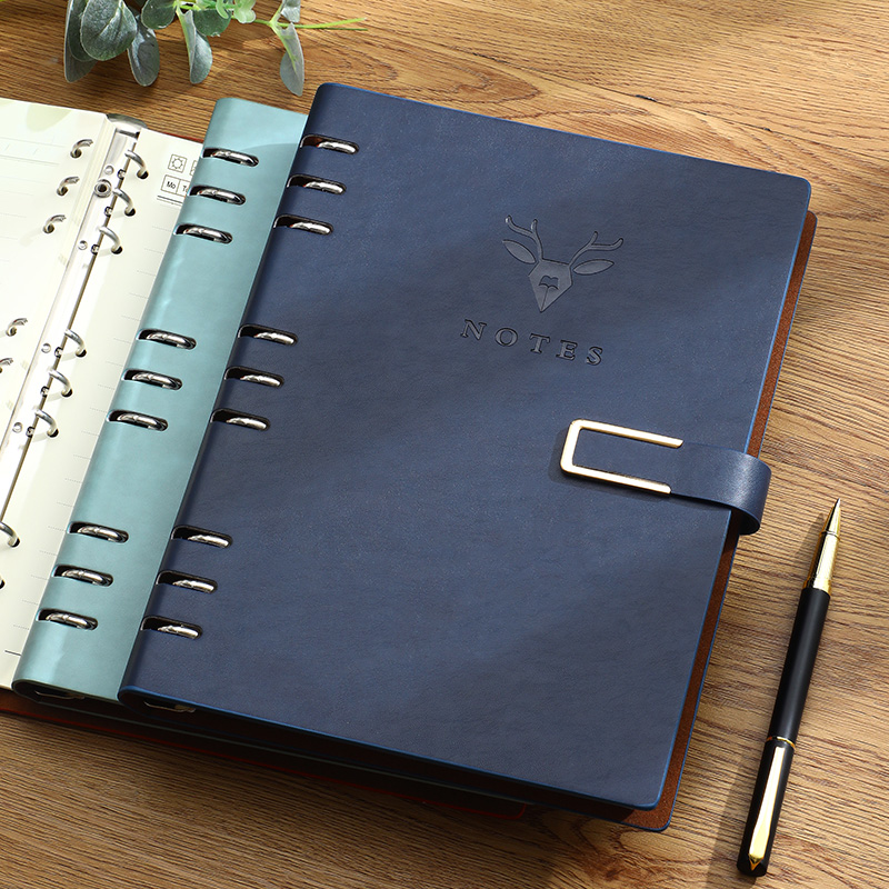 嘉然恒 活页本办公笔记本子活页纸可替换b5简约加厚活页记事本替换内