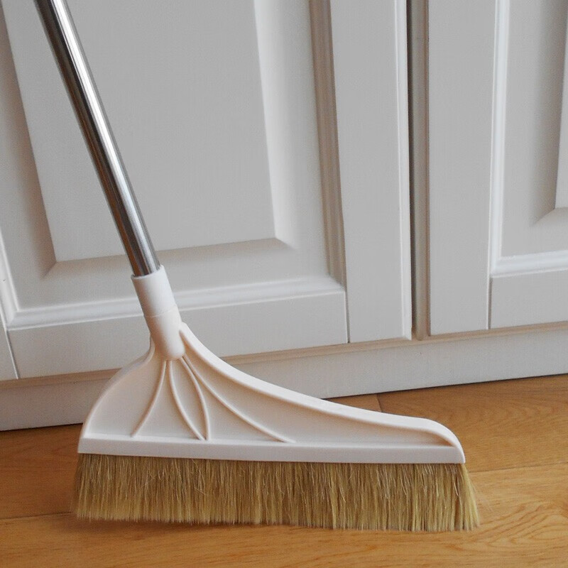 夕萌扫把单个鬃毛扫把家用地板猪毛扫地扫帚笤帚软毛扫把扫地神器