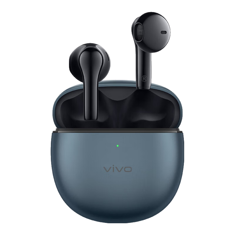 vivo TWS Air Pro 半入耳式真无线动圈主动降噪蓝牙耳机 原石蓝