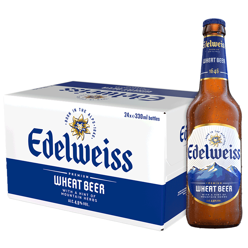 ϲ������ ���� Edelweiss �����ơ 330ml 15ƿ ����װ 169.0Ԫ����169Ԫ/����