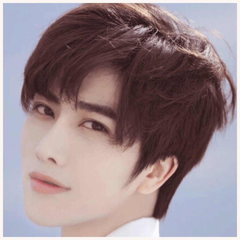 韩式三七分发型男图片图片