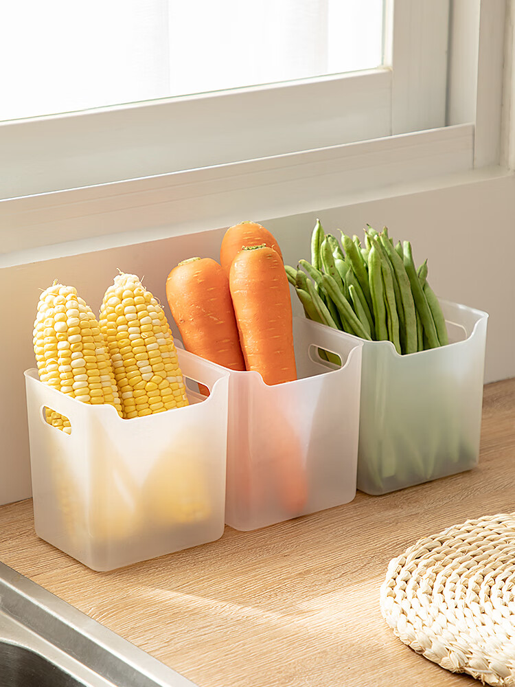 花烛侧门分装整理内侧保鲜级侧面门上盒子厨房 3个装适合单层侧门冰箱