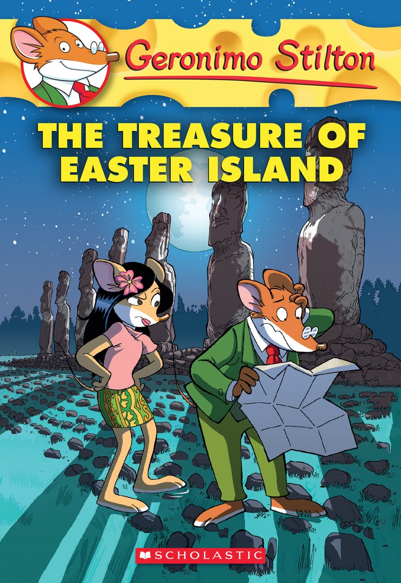 Geronimo Stilton #60: The Treasure of Easter Isl 进口故事书