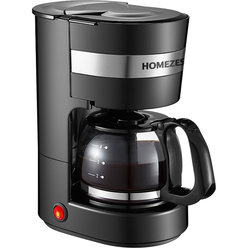 HOMEZEST 宏泽 汉姆斯特德国咖啡机家用小型全自动美式煮咖啡壶现磨滴漏式一体机泡茶壶 CM-1001B