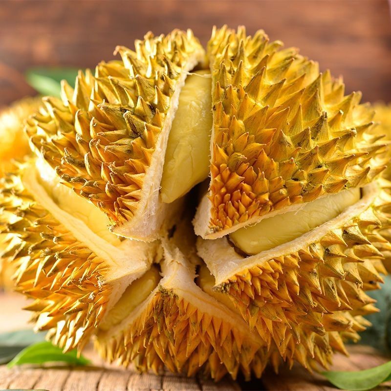 鲜武士金枕榴莲泰国进口金枕头榴莲整个榴莲带壳热带水果现货 新 金枕