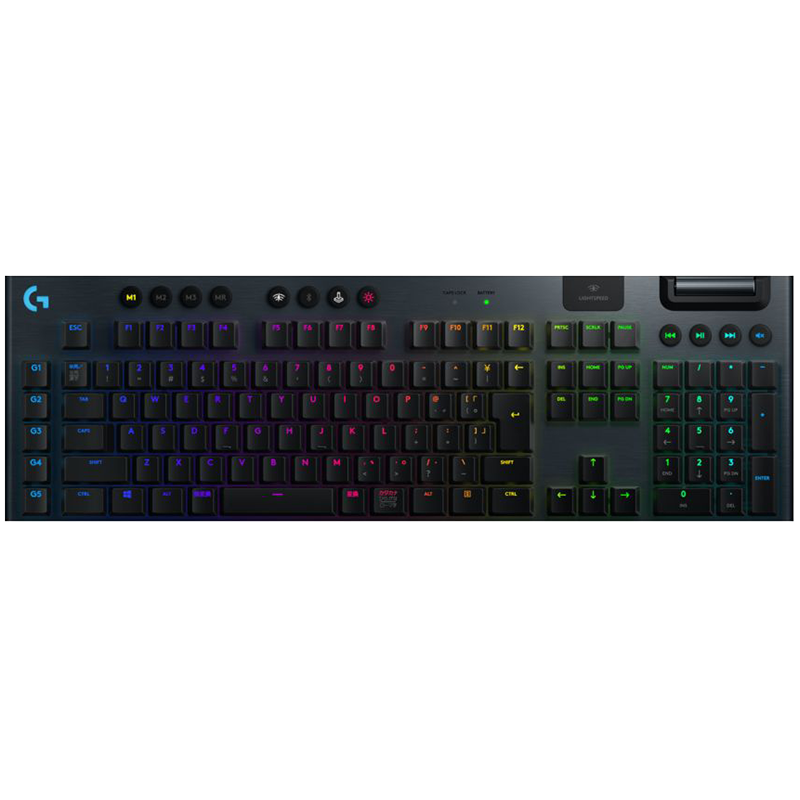 PLUS会员：罗技（G）G913 蓝牙无线有线三模机械键盘 超薄RGB矮轴 游戏键盘 （C轴）类青轴手感 109键 859元