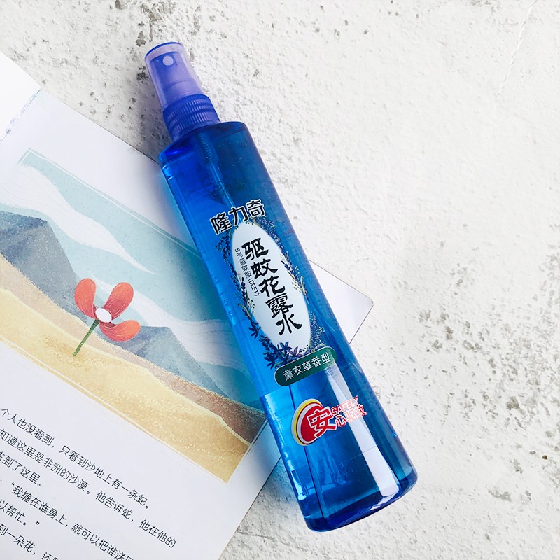 隆力奇驱蚊花露水喷雾型195ml家庭装驱蚊祛痱清凉祛味经典蚊不叮 薰衣草驱蚊花露水195ml*30瓶