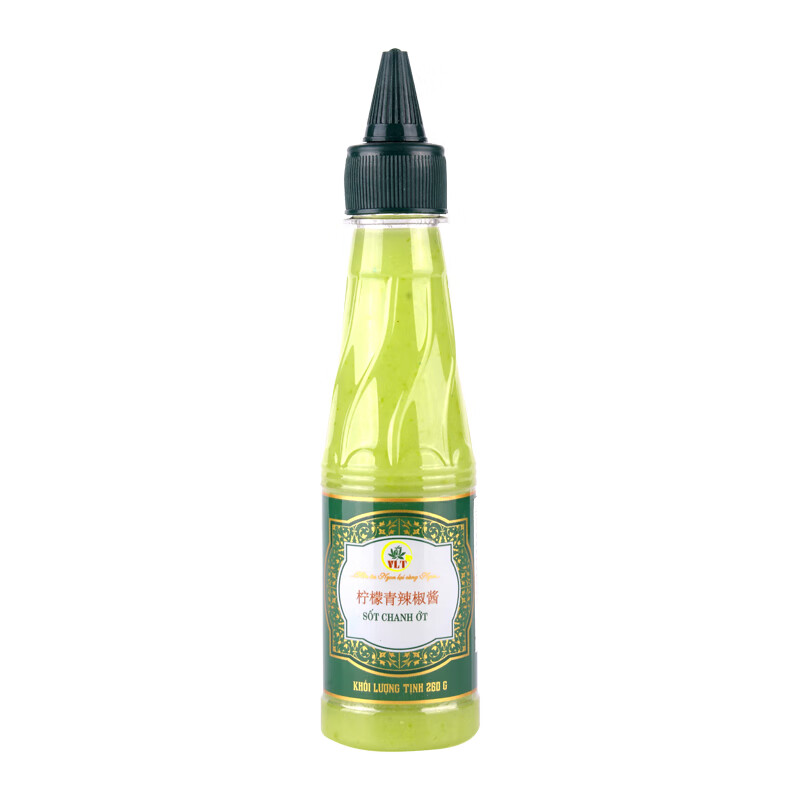 clcey青椒盐酱绿色泰式辣椒调料进口风味260g海鲜酱 越莲城 柠檬青椒