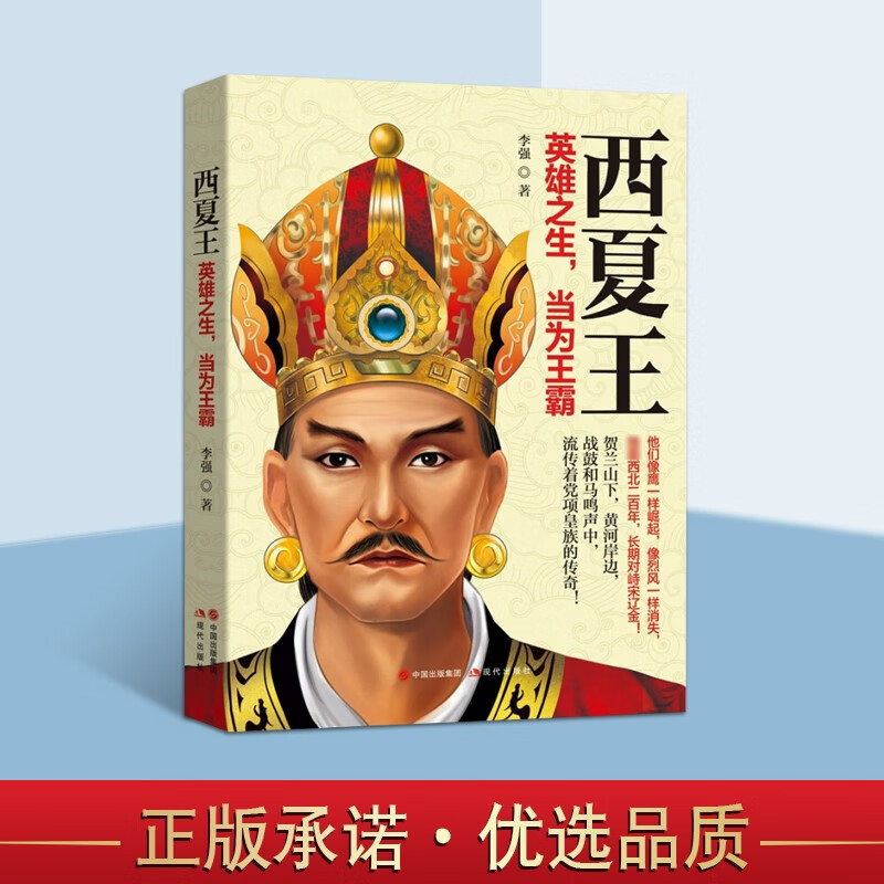 西夏王 英雄之生当为王霸 历代帝王传记 中国历史 西夏王朝 西夏历史书籍 现代出版社