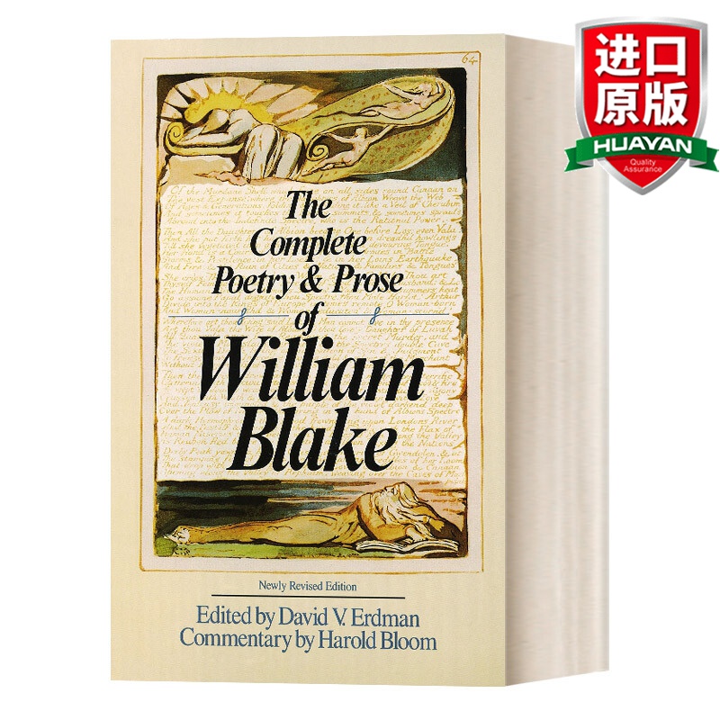 The Complete Poetry & Prose of William Blake 英文原版 威廉布莱克诗歌散文全集 英文版 进口英语原版书籍