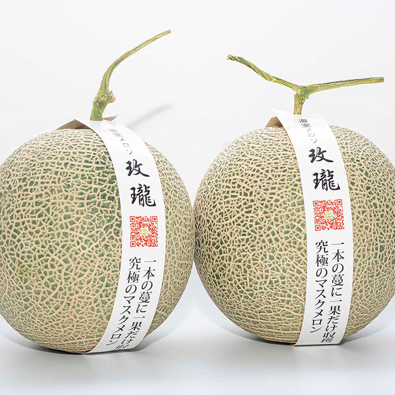 译蒙之味【顺丰】海南玫珑网纹蜜瓜新鲜网纹瓜孕妇当季口口蜜冰淇淋甜瓜 净重5-5.5斤【2枚礼盒装】顺丰