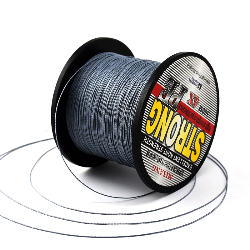 彩舟500米9编大力马鱼线pe线8编路亚拉力海杆大物主线防咬线 4编灰色