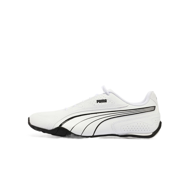 彪馬（PUMA）【薄底鞋】復古透氣賽車(chē)風(fēng)休閑鞋男女同款REDON 388167 白-白-黑色-01 42