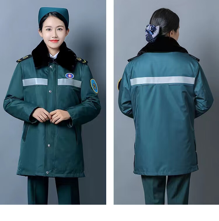帛雷斯诺中国卫生应急服装120急救棉服羽绒服急救中心司机医生值班