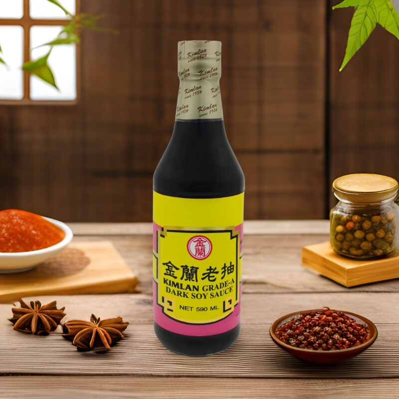 金兰 老抽酱油 590ml/瓶 玻璃瓶