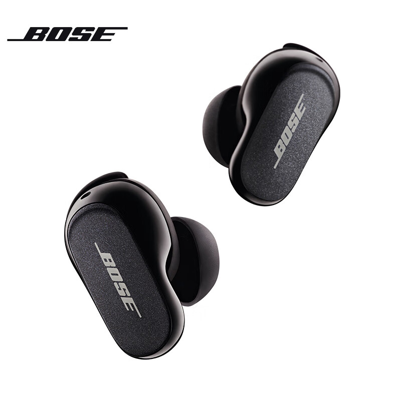 bose 博士 qc消噪耳塞ii-黑色大鲨二代 真无线入耳式蓝牙主动降噪耳机