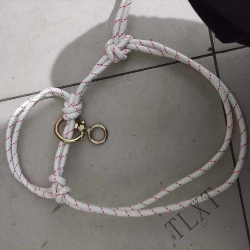 潮鸣(chaoming)牛羊马笼头嘴套拴牛龙头牛笼头套牵牛绳子栓牛脖套笼套