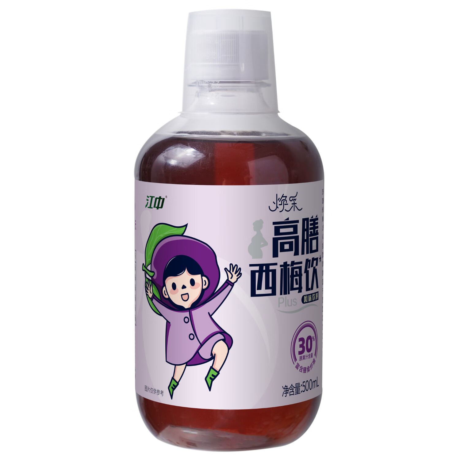 江中 西梅汁 益生元西梅饮 高膳纤维浓缩果汁饮品 500ml*5瓶