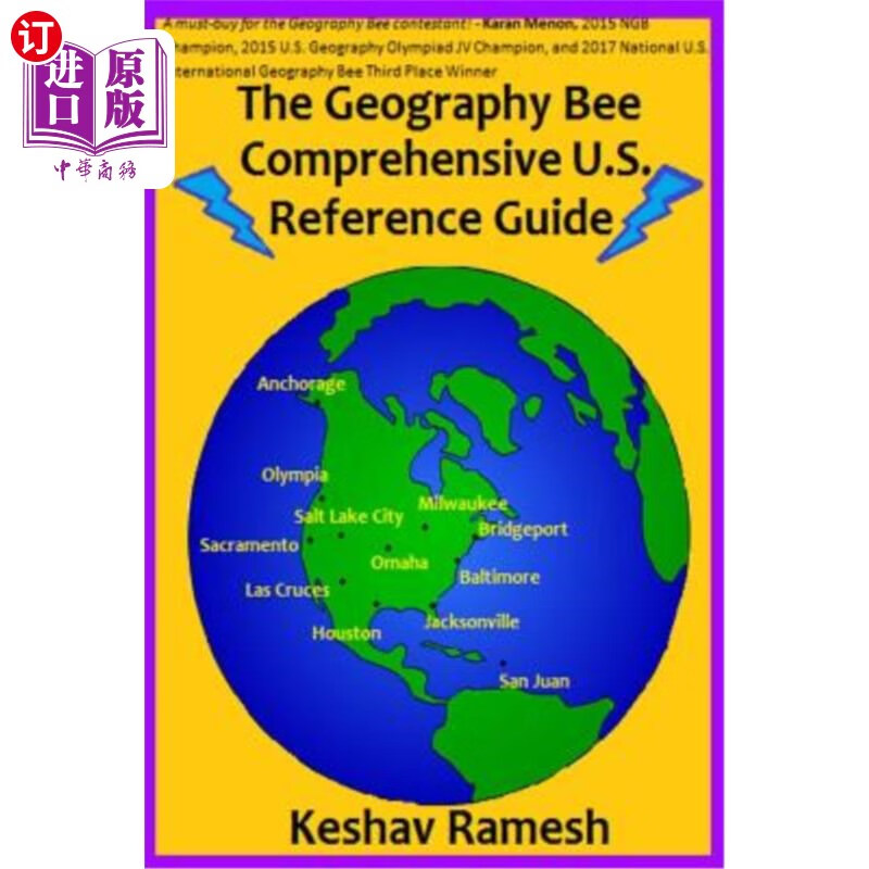 海外直订the geography bee comprehensive u.s.