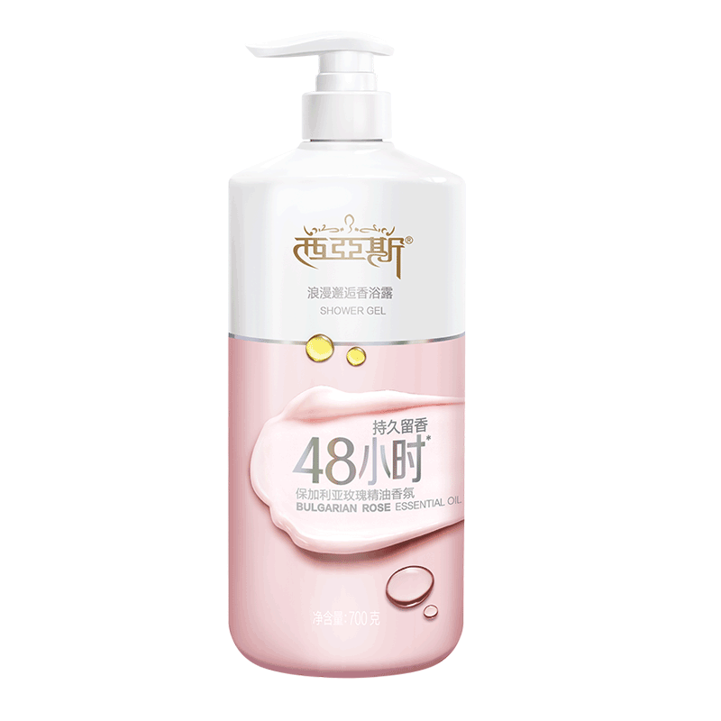 西亚斯沐浴露700g浪漫邂逅香浴露持久留大瓶沐浴液家庭装 浪漫邂逅700