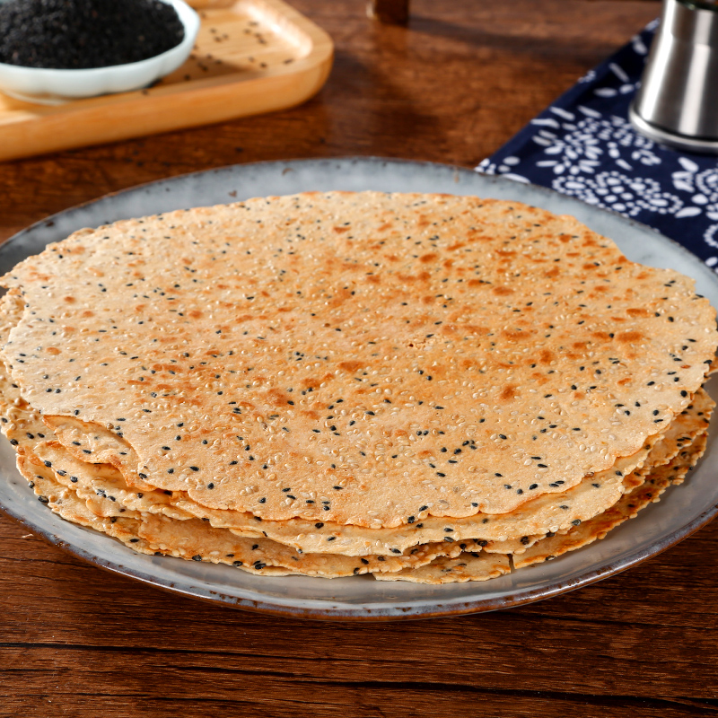 河南周口特产鸡内金手工芝麻焦馍香酥脆杂粮烙馍薄饼