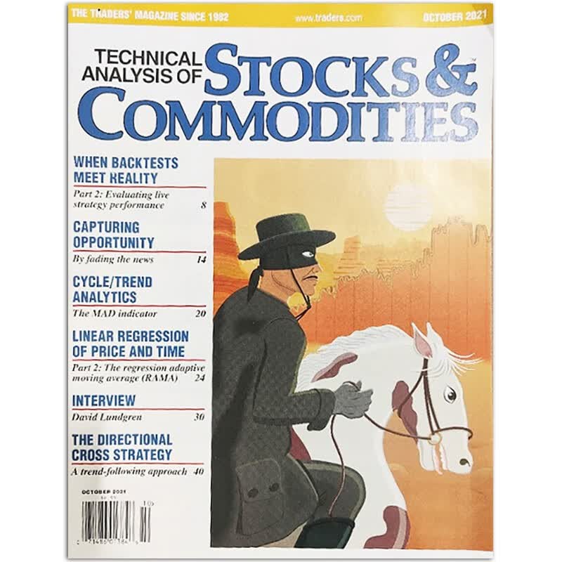 【单期可选】Technical Analysis of Stocks&Commodities 2023年股票杂志 2021年10月刊