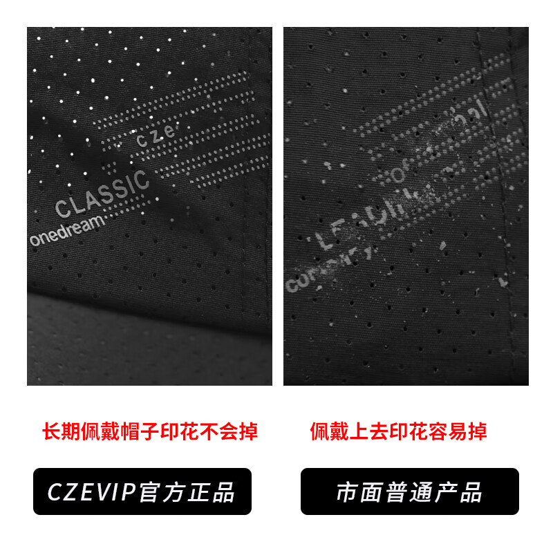 OIMG大头围的不吸热灰色防晒帽透气孔轻薄不闷汗遮阳帽男士运动棒球帽 卡其色 XL特大码(60-65cm)