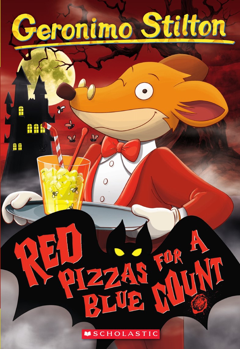 Geronimo Stilton #7: Red Pizzas for a Blue Count 老鼠记者系列7：忧郁伯爵的红披萨 进口故事书