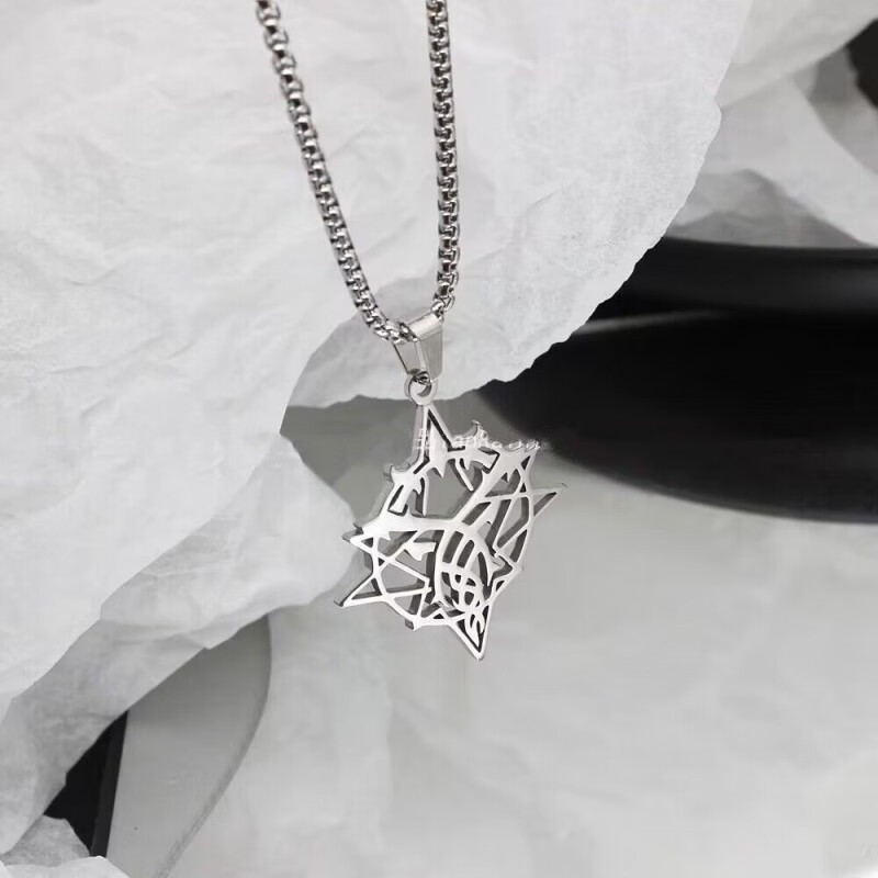 趣球诡秘之主周边项链愚者圣徽标志钛钢吊坠小说挂件二次元克莱恩周边