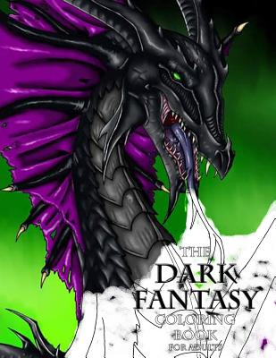预订 the dark fantasy coloring book for adults