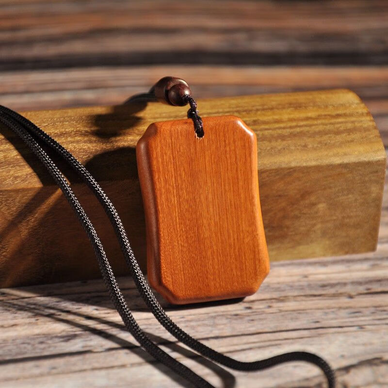 莎畔桃木牌挂件手把件平安无事牌男女定制护身婴儿吊坠刻字钥匙扣