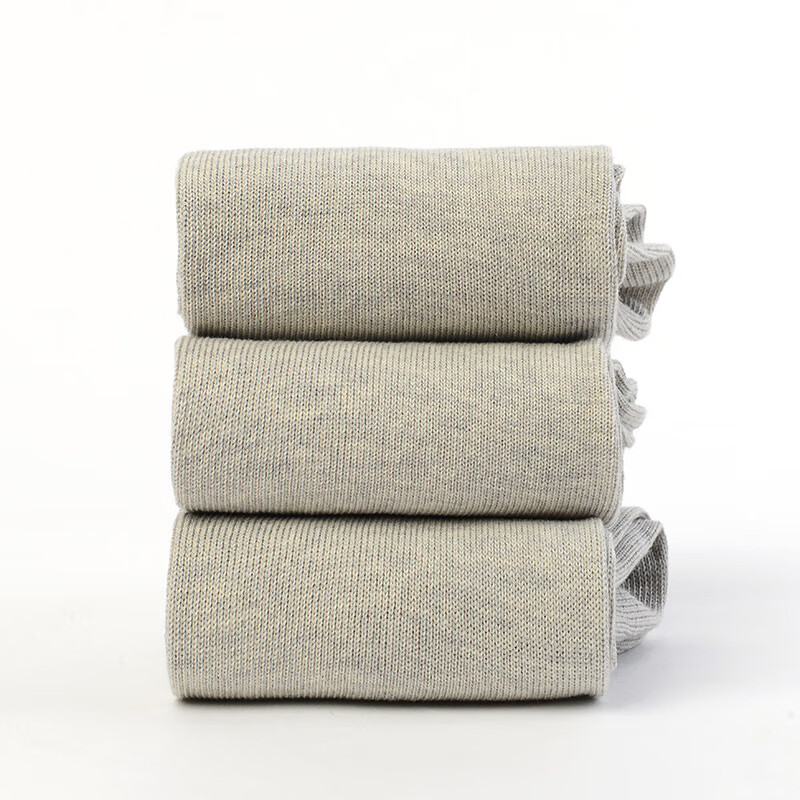 可代尔春夏壳聚糖超大码商务袜不勒脚加肥加大男女薄款袜 浅灰色 2双 XL /44-47