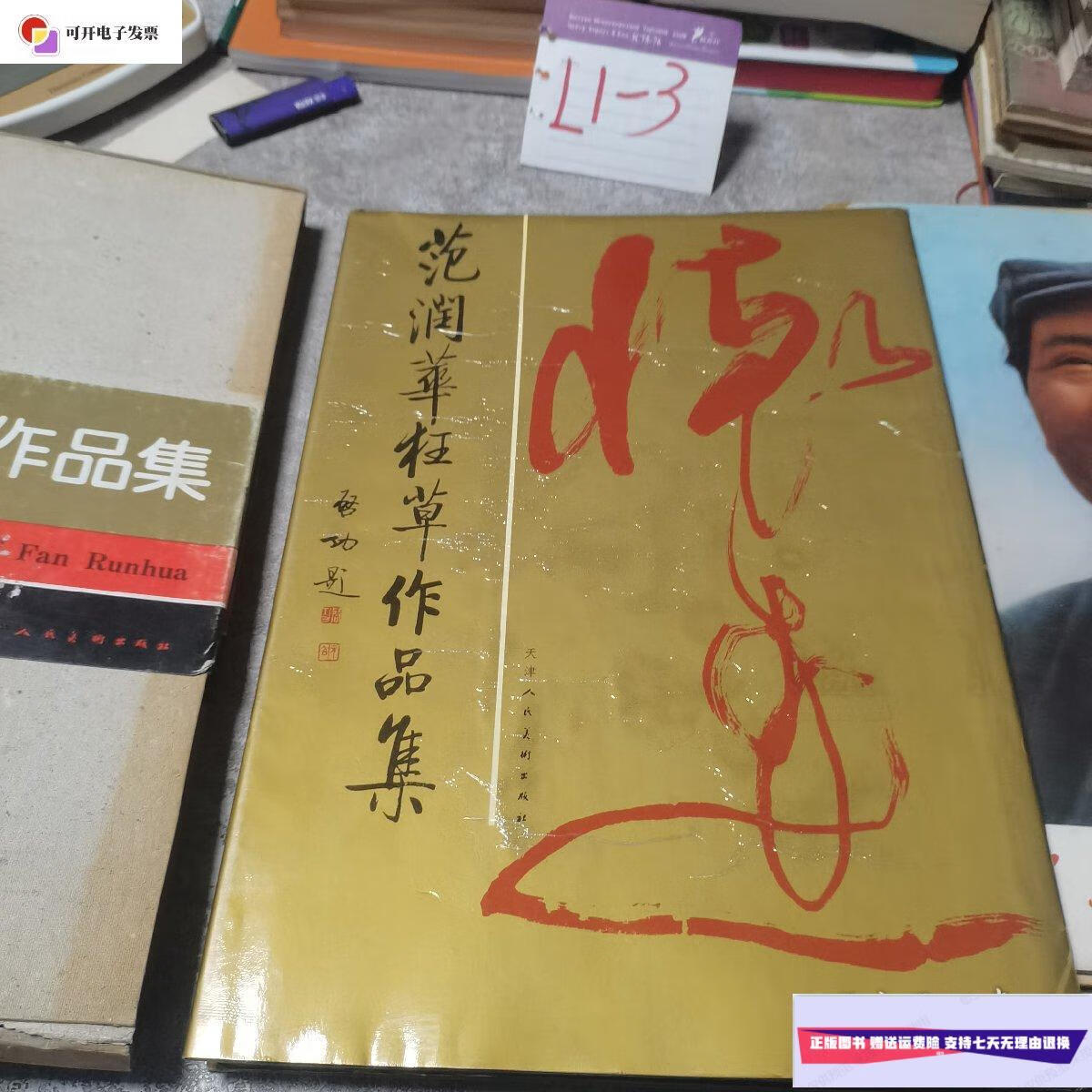 【二手9成新】范润华狂草作品集 启功先生题写书名 沈鹏作序 8开本