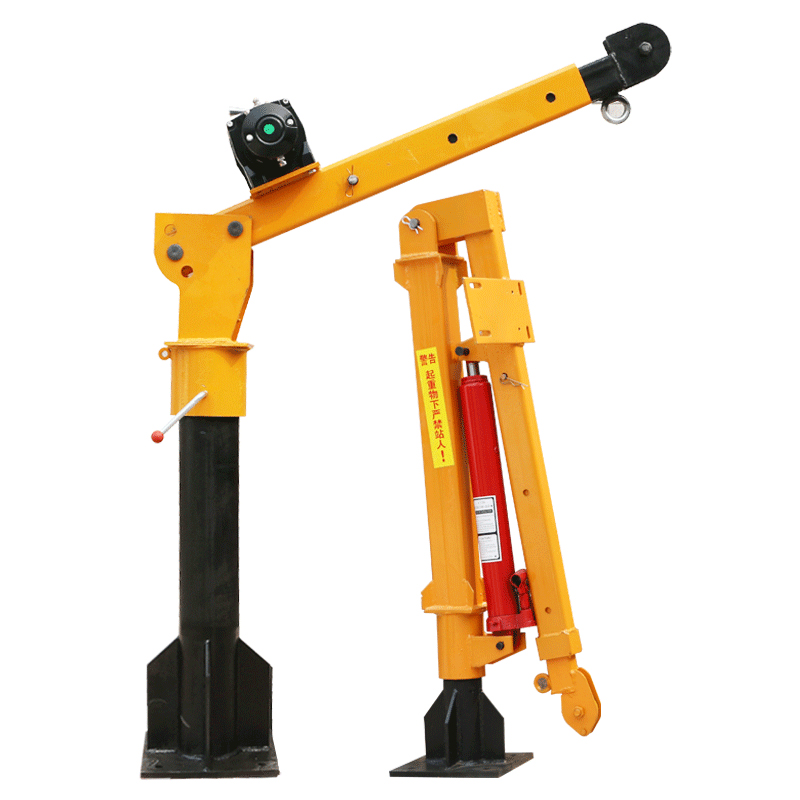 车载吊机12v24v电瓶随车吊车用起吊机小型悬臂吊家用220v电动葫芦定制