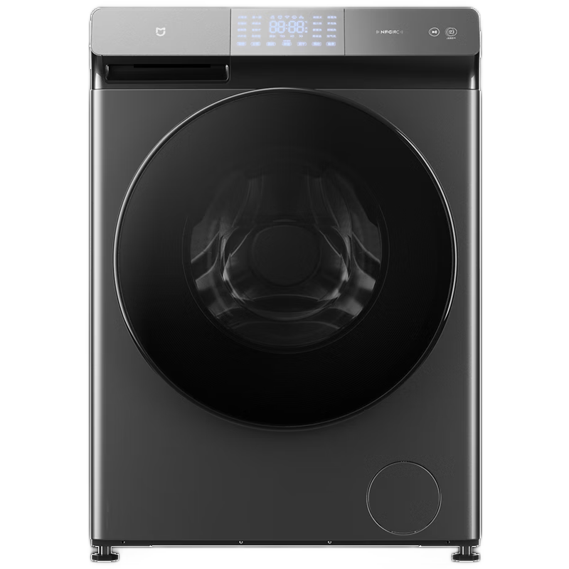 小米米家滚筒洗衣机全自动 10公斤洗烘一体尊享版 直驱电机节能低噪双路智能精准投放 炫彩触控屏