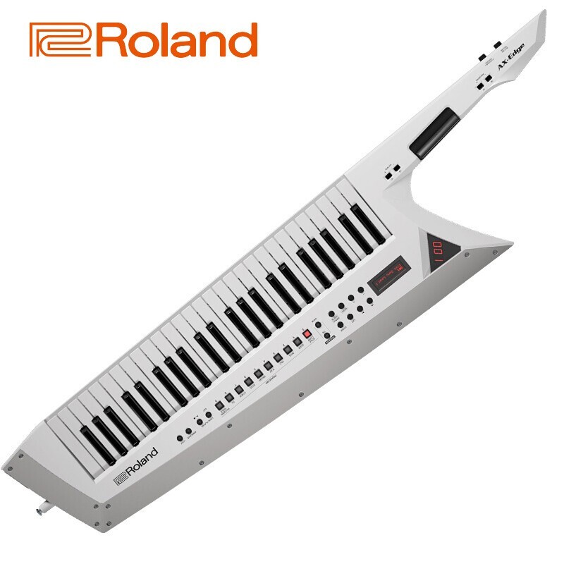 罗兰Roland AX-Edge 罗兰战斧肩背式合成器49键midi键盘 白色战斧