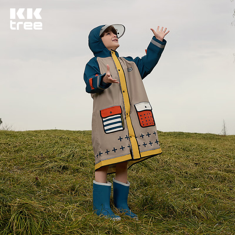 kocotreekk树儿童雨衣防水加厚全身雨披宝宝时尚雨衣小孩男童女童潮怎么看?