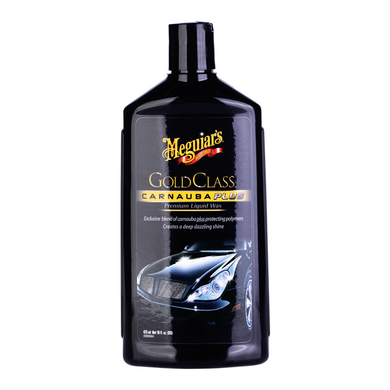 美光（Meguiar’s） 金装水晶棕榈液蜡汽车蜡上光养护防尘去污抗氧化漆面美容G7016 汽车用品