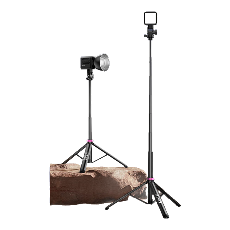 ulanzi優(yōu)籃子  MT-89 2M鋁合金冷靴補(bǔ)光燈快拆攝影燈架三腳架影棚視頻閃光燈手機(jī)直播便攜落地支架