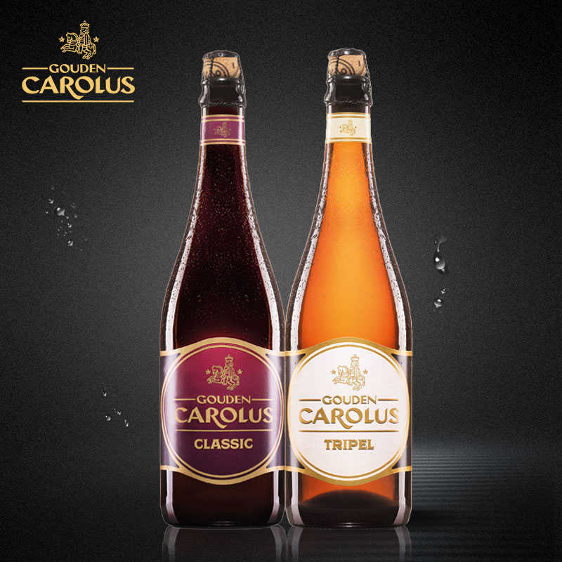 GOUDEN  CAROLUS金卡露 經(jīng)典與三料精釀啤酒組合裝750ml*2瓶比利時進(jìn)口