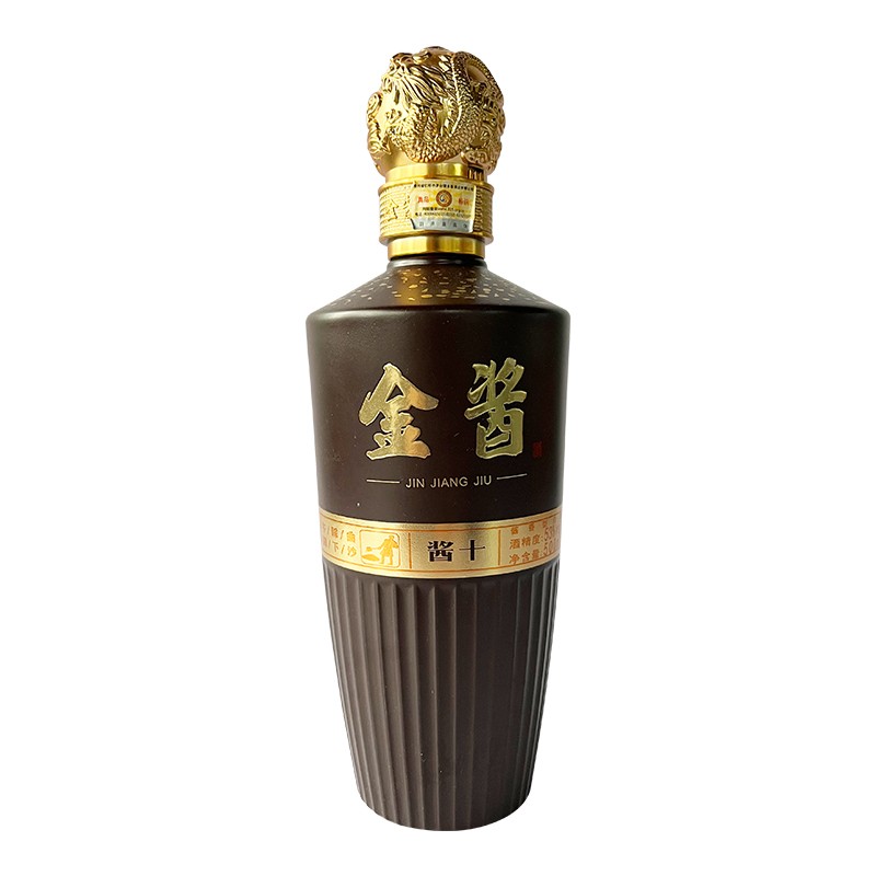 贵州金酱酒  酱香型白酒 53度茅台镇商务用酒 酱十 500ml