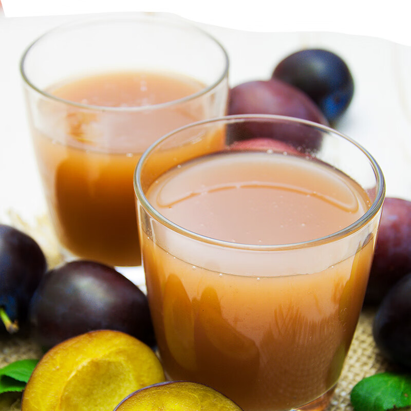 玛依莎西梅汁100%NFC新疆西梅原浆500ml鲜果榨果蔬汁纯原浆纤维饮料饮品 西梅原浆500ml*8袋
